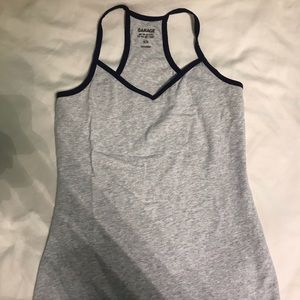 Grey spaghetti strap tank